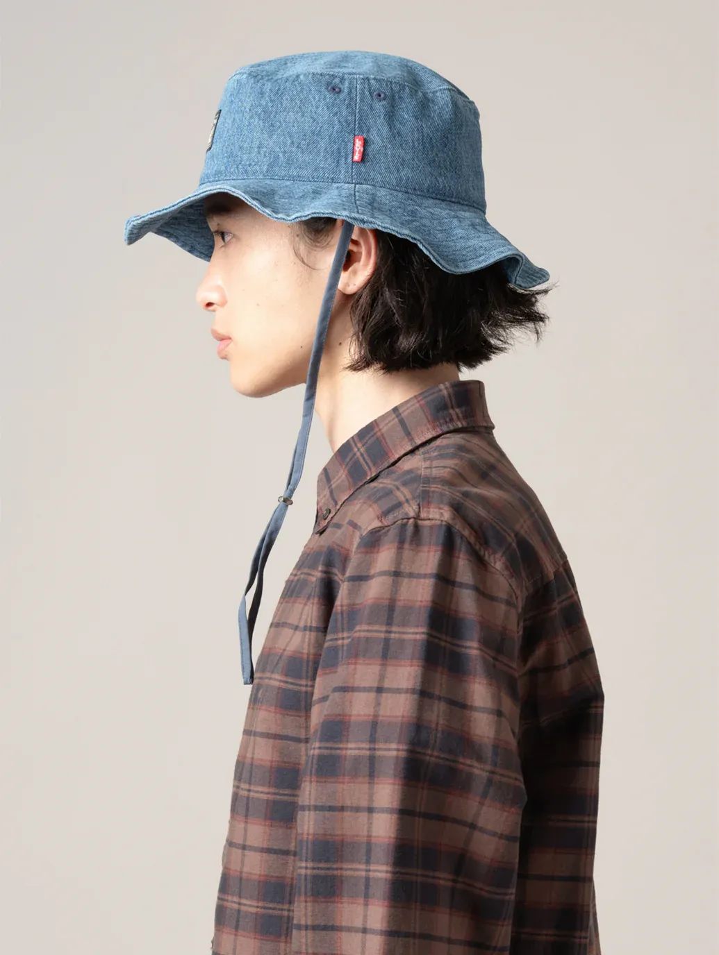Levi’s Bucket Hat με Drawstring (Κορδόνι) 100% Βαμβάκι