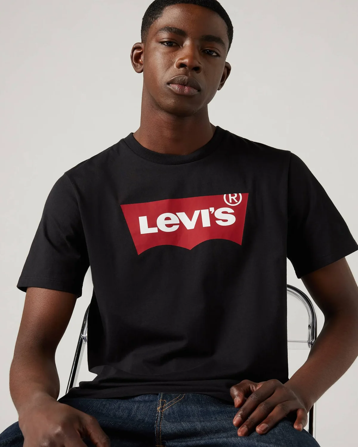 177830137-detail1-pdp-lse Levi’s Ανδρικό T Shirt Logo Classic Batwing Standard Fit 100% Βαμβάκι