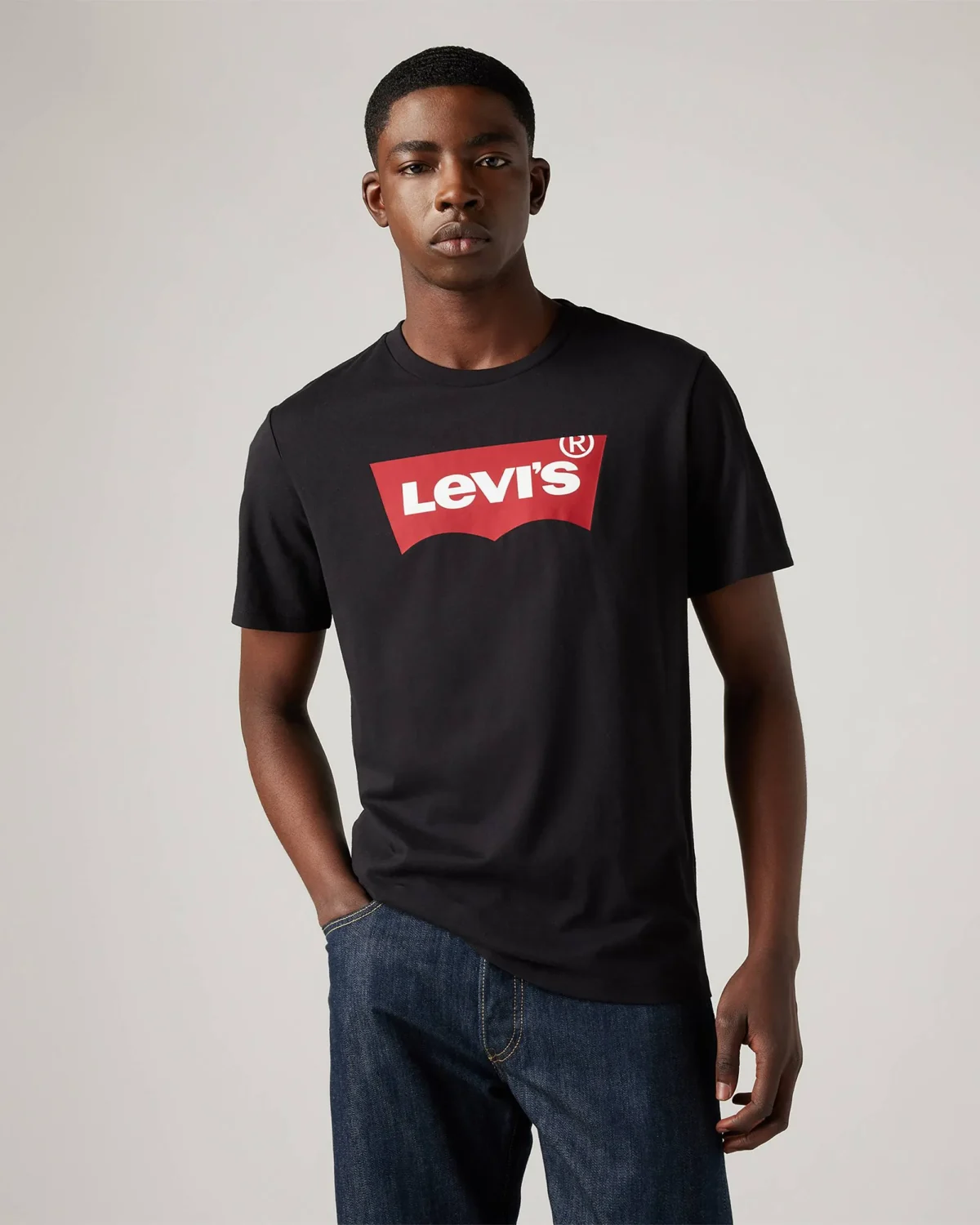 177830137-dynamic1-pdp-lse Levi’s Ανδρικό T Shirt Logo Classic Batwing Standard Fit 100% Βαμβάκι