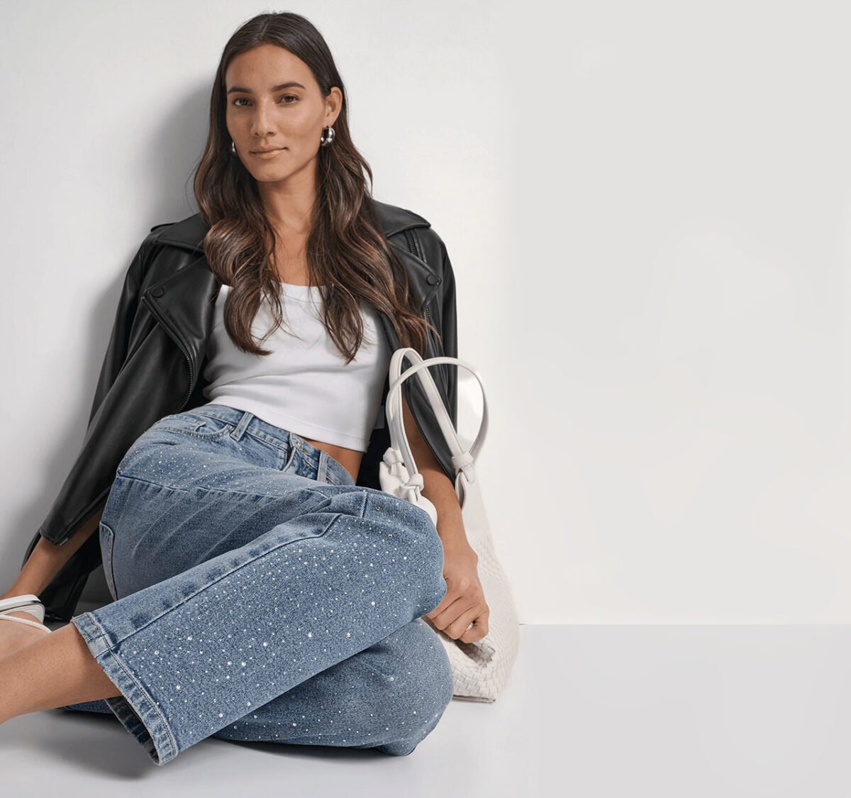 DKNY Γυναικείο Παντελόνι Denim