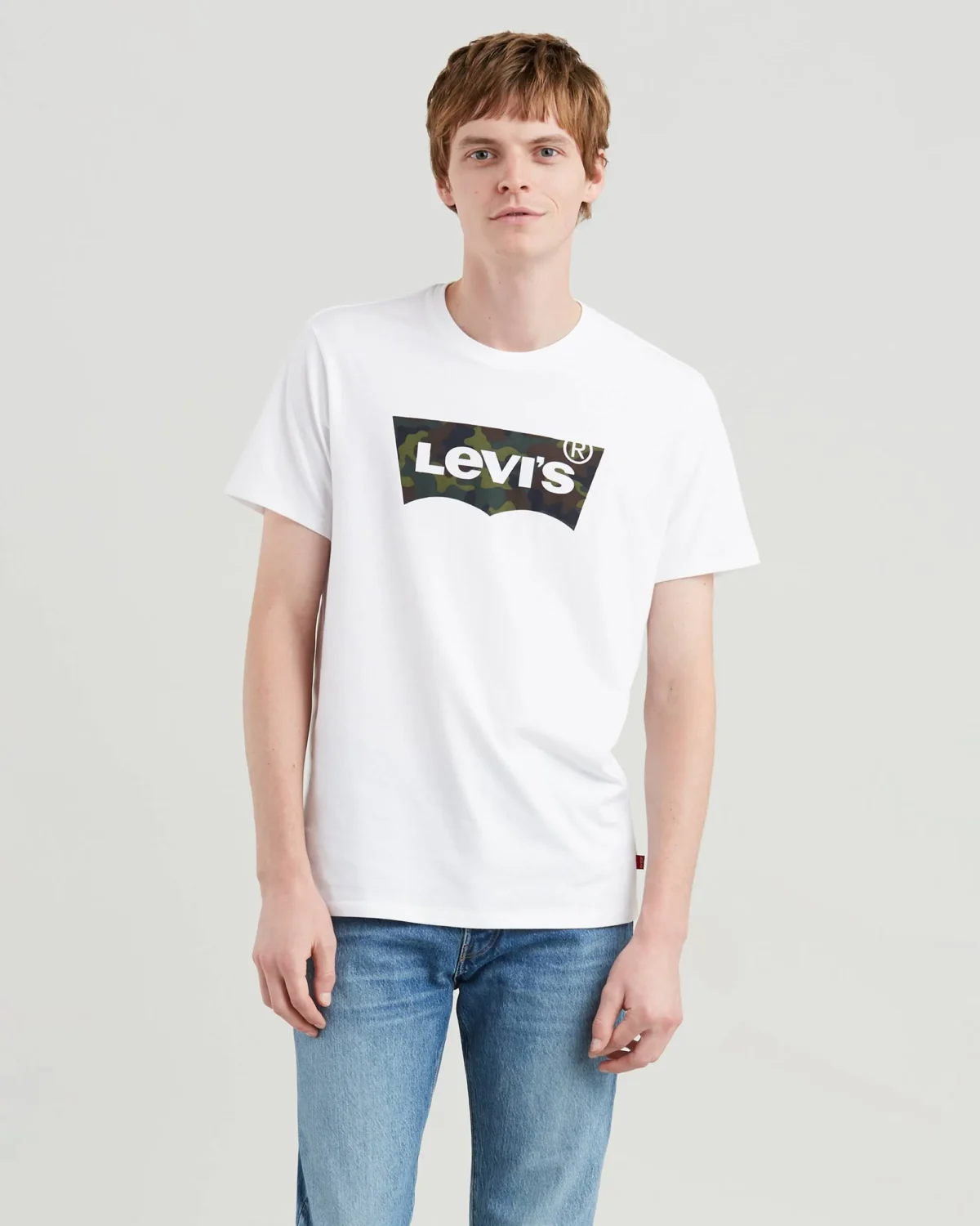 224890163-front-pdp Levi’s Ανδρικό T Shirt Original Housemark Logo Standard Fit 100% Βαμβάκι
