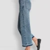 DKNY Jeans Γυναικείο Τζιν Mid-Rise Wide Leg με Released Hem