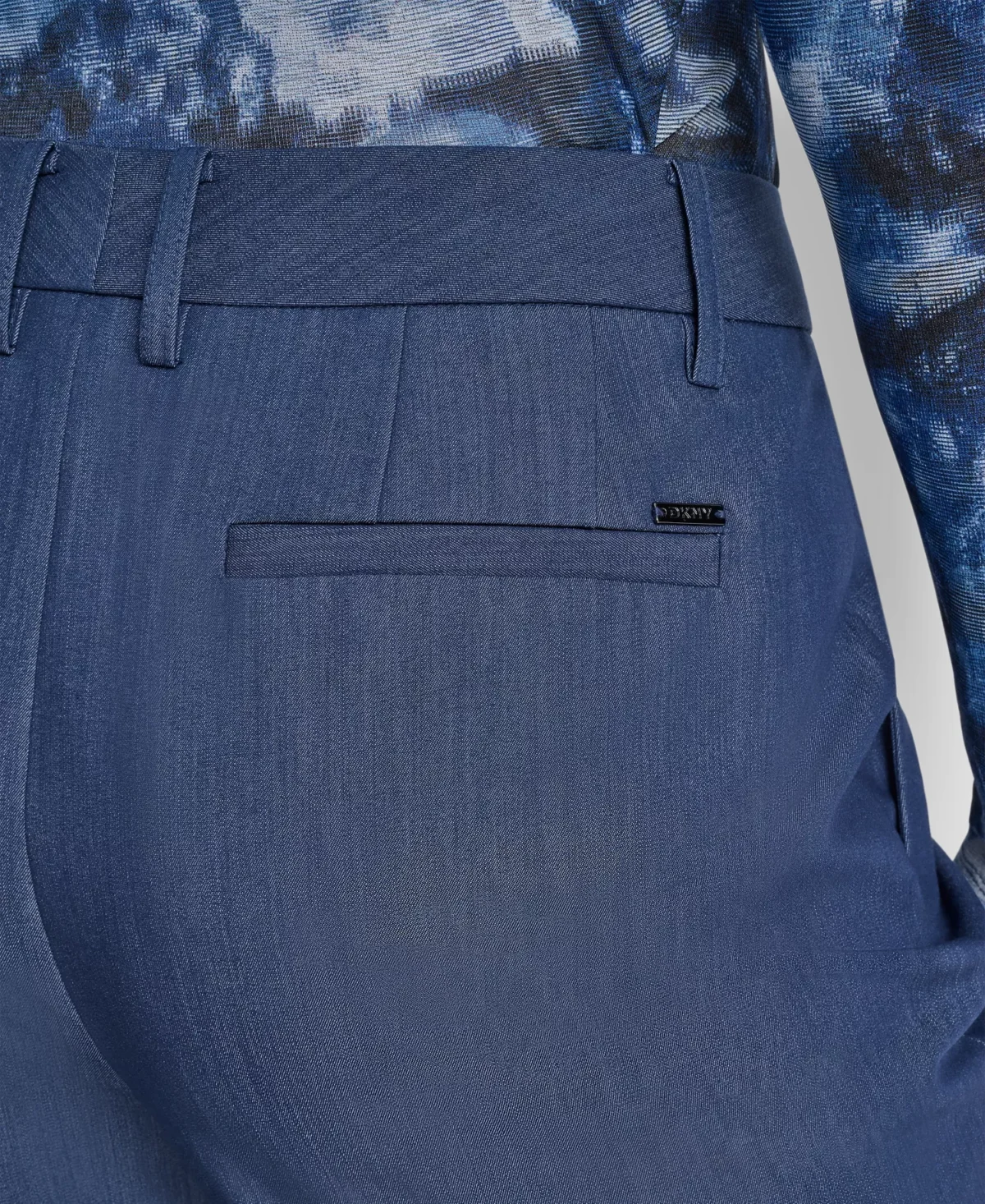 DKNY Γυναικείο Υφασμάτινο Παντελόνι Pintuck Fit & Flare Mid-Rise