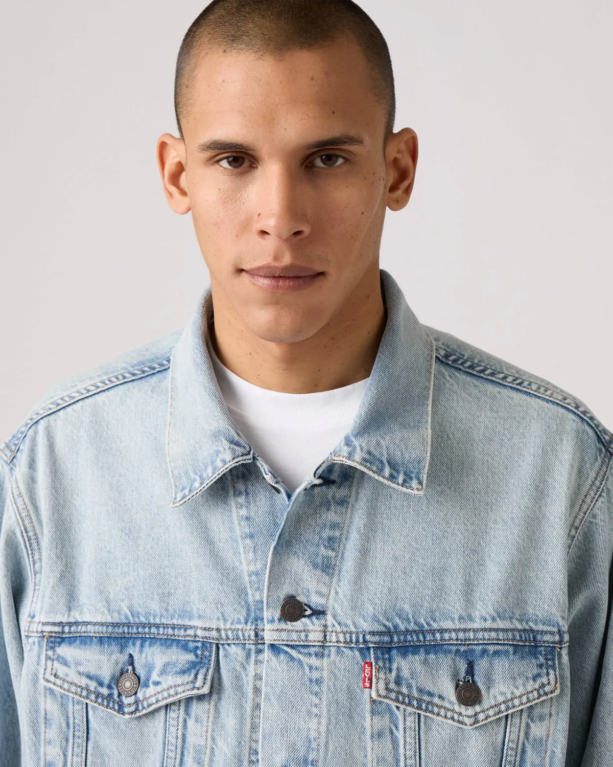 Levi’s Ανδρικό Relaxed Fit Thermodapt Trucker Jacket Τζιν Μπουφάν