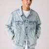 Levi’s Ανδρικό Relaxed Fit Thermodapt Trucker Jacket Τζιν Μπουφάν