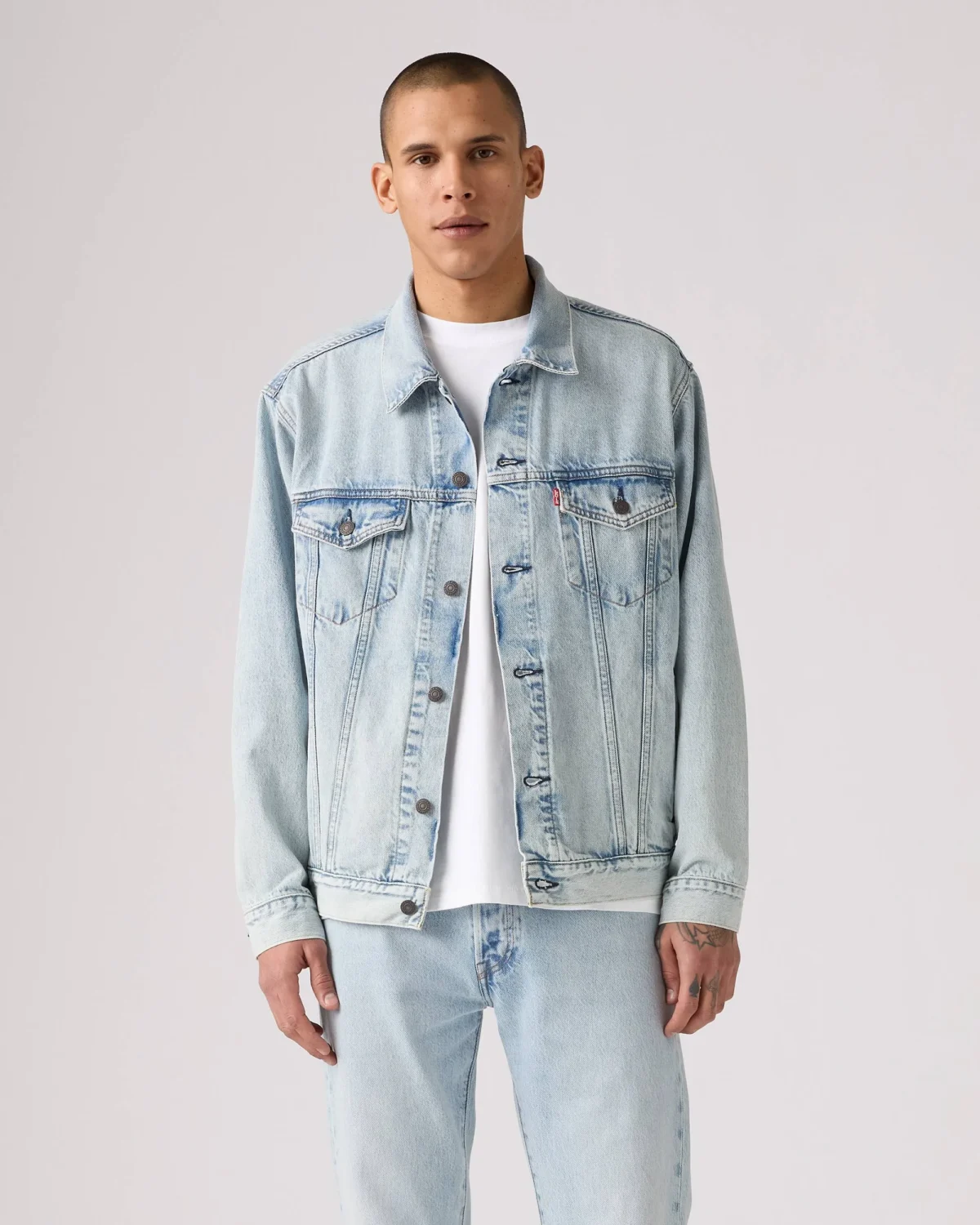 Levi’s Ανδρικό Relaxed Fit Thermodapt Trucker Jacket Τζιν Μπουφάν