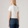 A74190013-back-pdp-lse Levi’s Γυναικείο T Shirt Essential Sporty Rib Tee Slim Fit Cropped