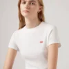 A74190013-detail1-pdp-lse Levi’s Γυναικείο T Shirt Essential Sporty Rib Tee Slim Fit Cropped