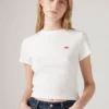 A74190013-dynamic1-pdp-lse Levi’s Γυναικείο T Shirt Essential Sporty Rib Tee Slim Fit Cropped