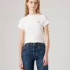 A74190013-front-pdp-lse Levi’s Γυναικείο T Shirt Essential Sporty Rib Tee Slim Fit Cropped