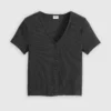 Levi’s Γυναικείο Πλεκτό Top Muse Tee V Neck Button Up Slim Fit