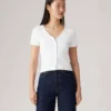Levi’s Γυναικείο Πλεκτό Top Muse Tee V Neck Button Up Slim Fit