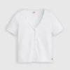 Levi’s Γυναικείο Πλεκτό Top Muse Tee V Neck Button Up Slim Fit