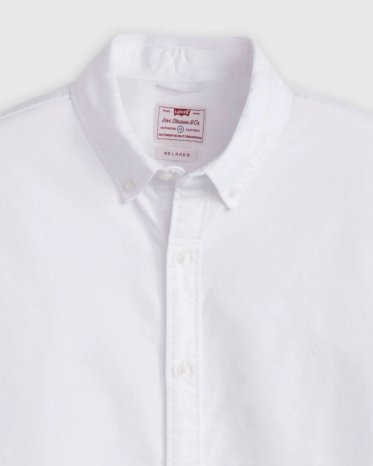 Levi's Ανδρικό Πουκάμισο Authentic Button Down Κοντό Μανίκι Relaxed Fit Oxford