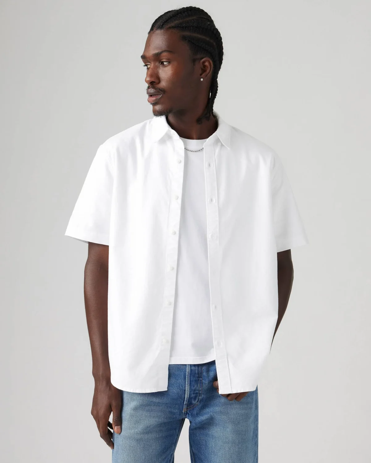 Levi's Ανδρικό Πουκάμισο Authentic Button Down Κοντό Μανίκι Relaxed Fit Oxford