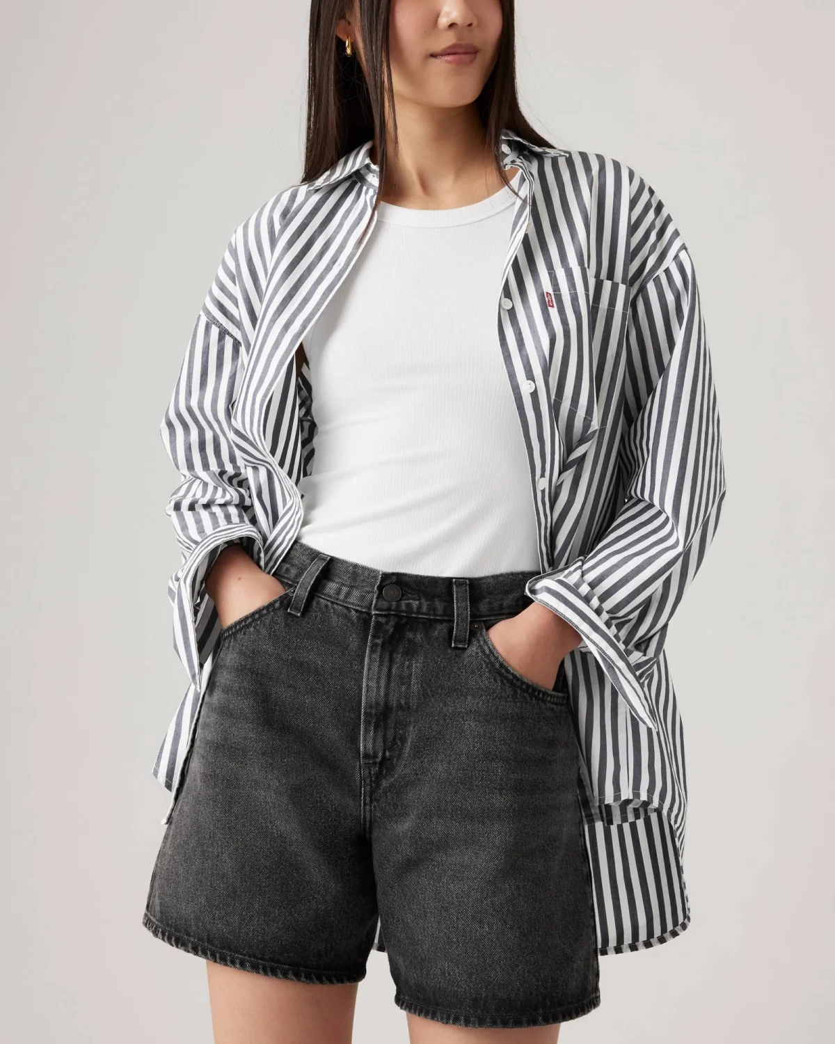Levi's Γυναικείο Σορτς High Rise Baggy Above The Knee