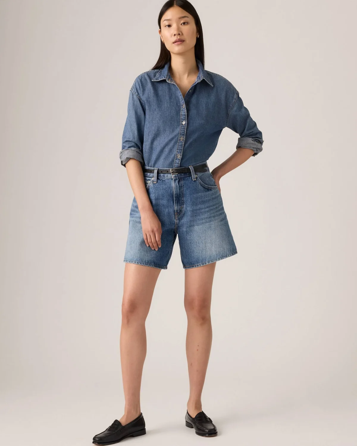 Levi's Γυναικείο Σορτς High Rise Baggy Above The Knee