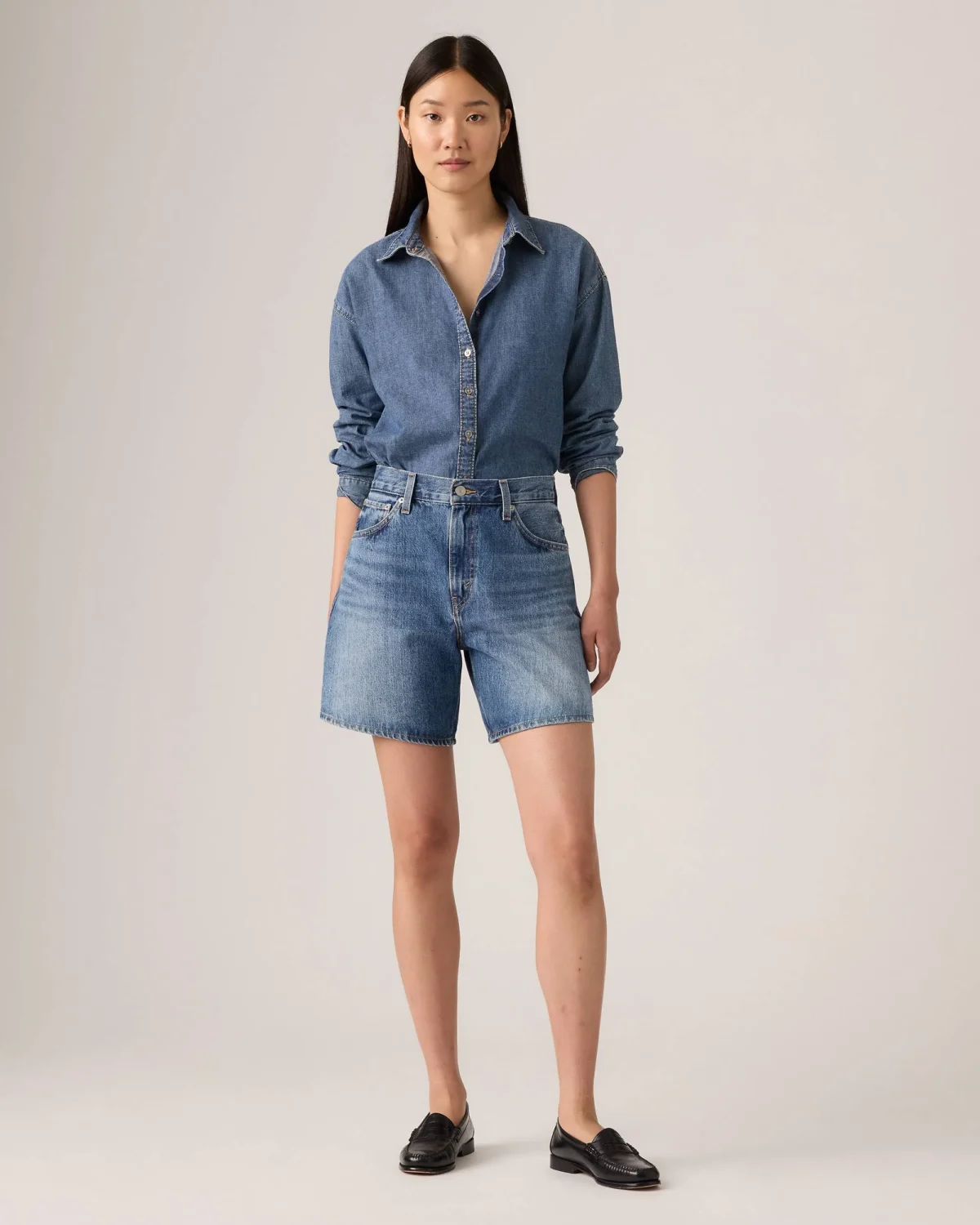Levi's Γυναικείο Σορτς High Rise Baggy Above The Knee
