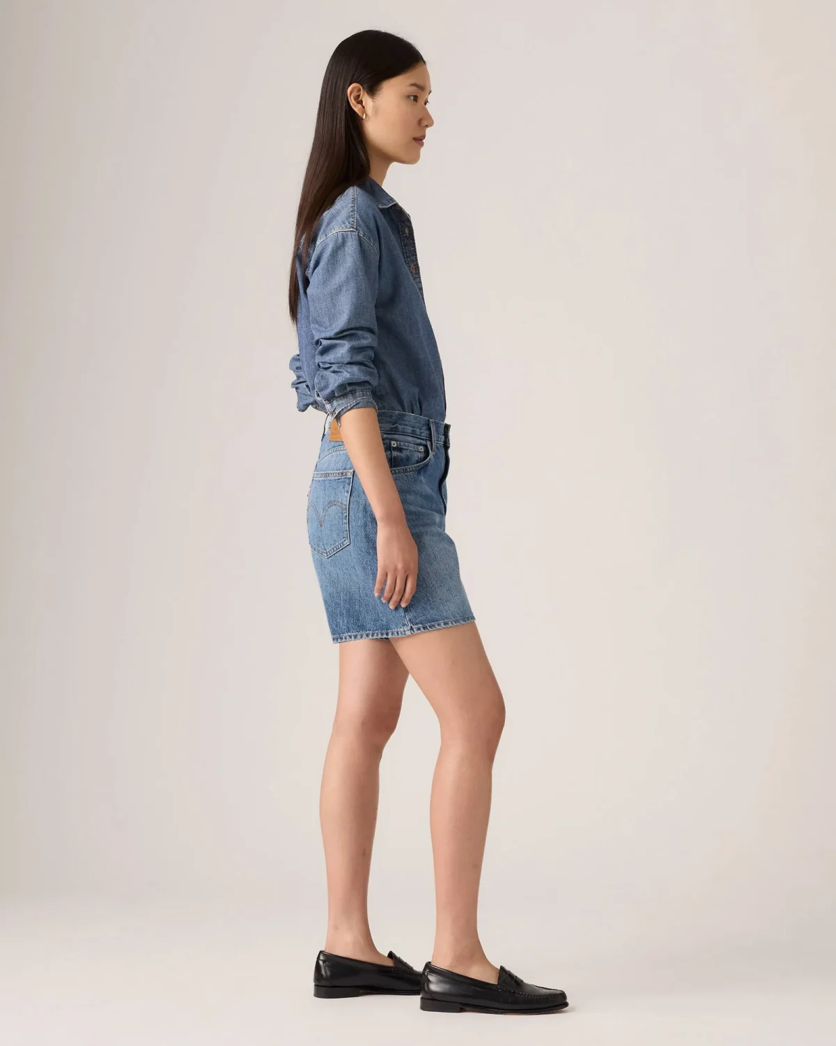 Levi's Γυναικείο Σορτς High Rise Baggy Above The Knee