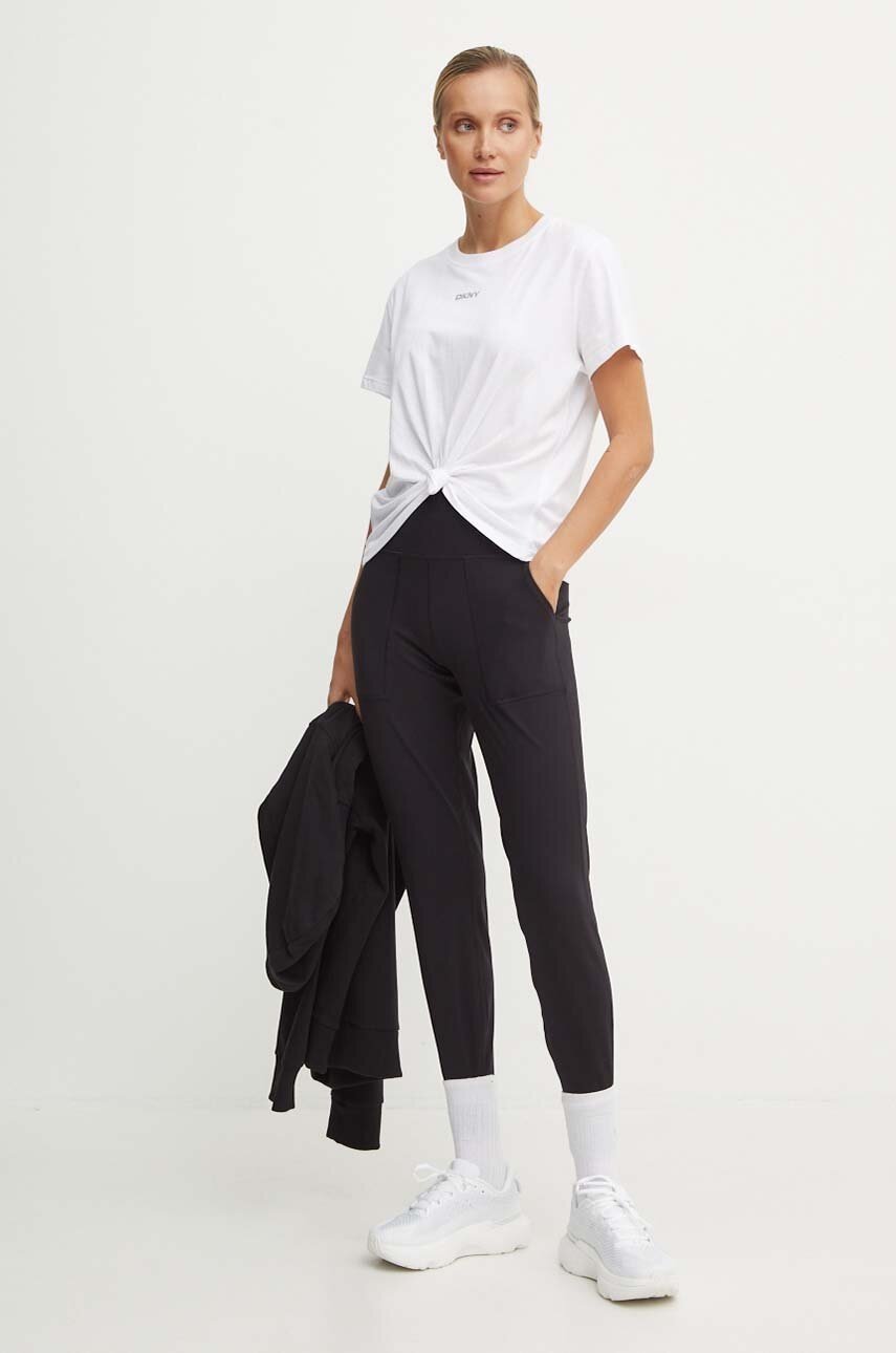 DKNY Γυναικείο Βαμβακερό Μπλουζάκι T-Shirt με Logo Patch