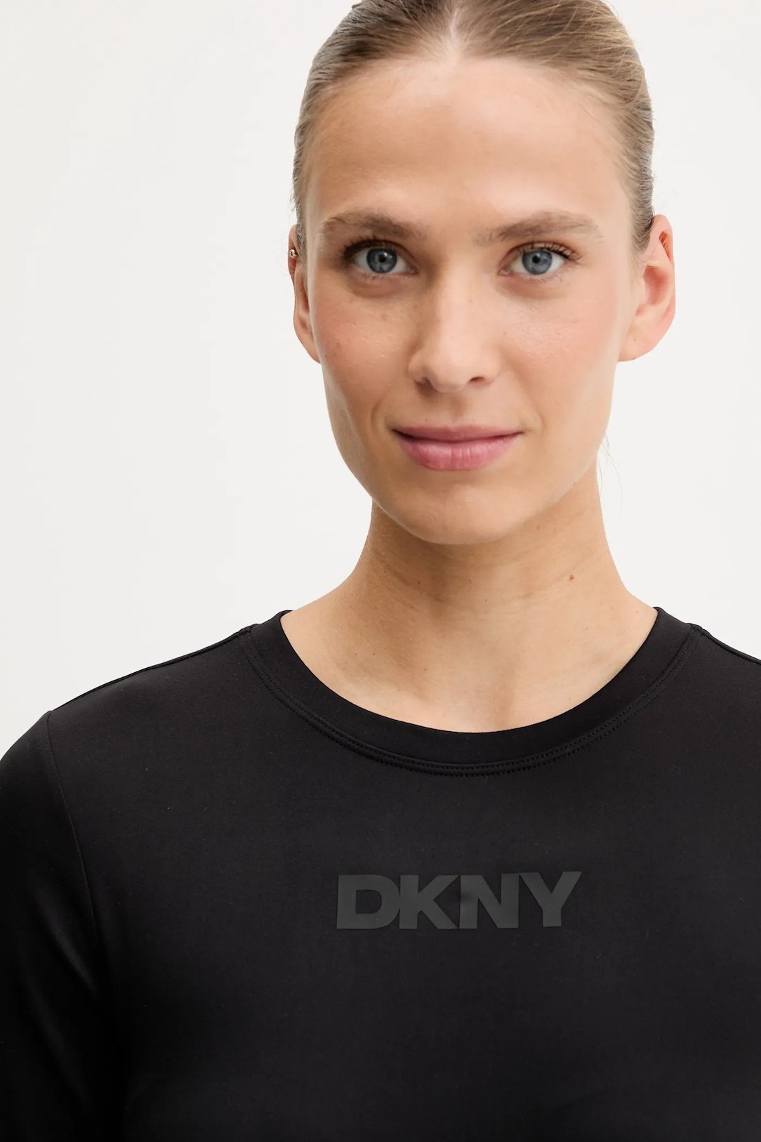 DKNY Γυναικείο Μακρυμάνικο Longsleeve Ελαστικό Fitted με Logo