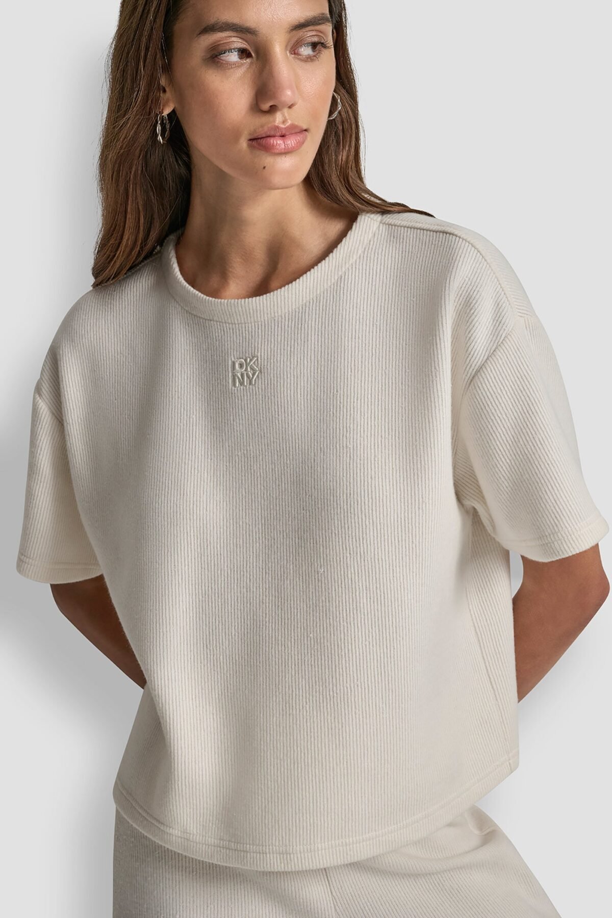DKNY Γυναικείο T-Shirt Relaxed Boxy Tee