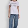 DKNY Γυναικείο T-Shirt Box Rhinestone Logo Tee