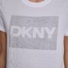 DKNY Γυναικείο T-Shirt Box Rhinestone Logo Tee