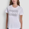 DKNY Γυναικείο T-Shirt Box Rhinestone Logo Tee