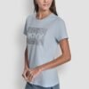 DKNY Γυναικείο T-Shirt Box Rhinestone Logo Tee