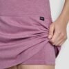 DKNYDP20025_4_DP6K1016_QHF_ALT3.jpg DKNY Γυναικεία Φούστα Skort Spacedye με Ενσωματωμένο Bike Short Dusty Orchid Space Dye