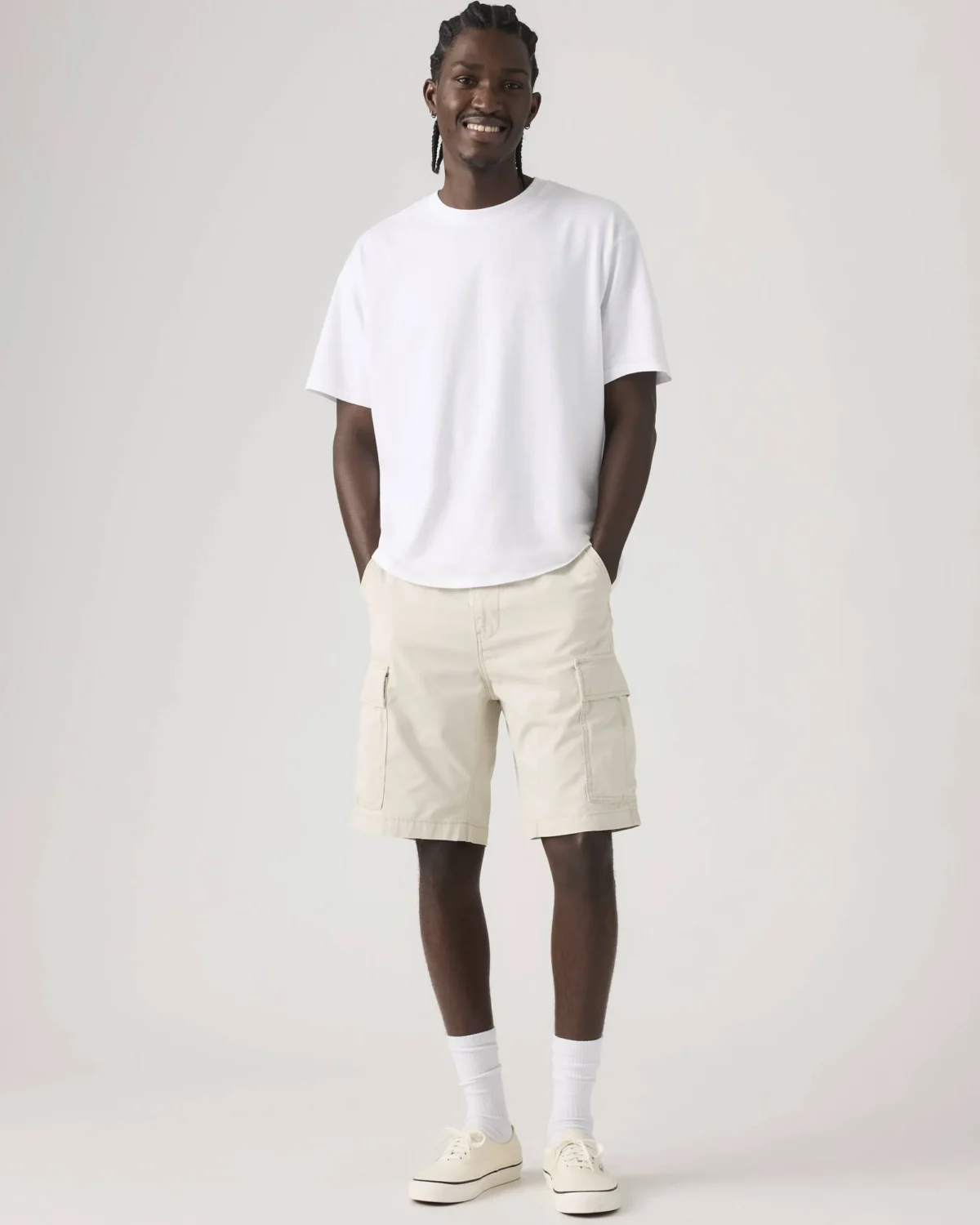 MB_001KG-0054_GLO_CM_DA Levi’s Ανδρικό Σορτς Carrier Cargo Mid Rise Relaxed Fit Lightweight Canvas