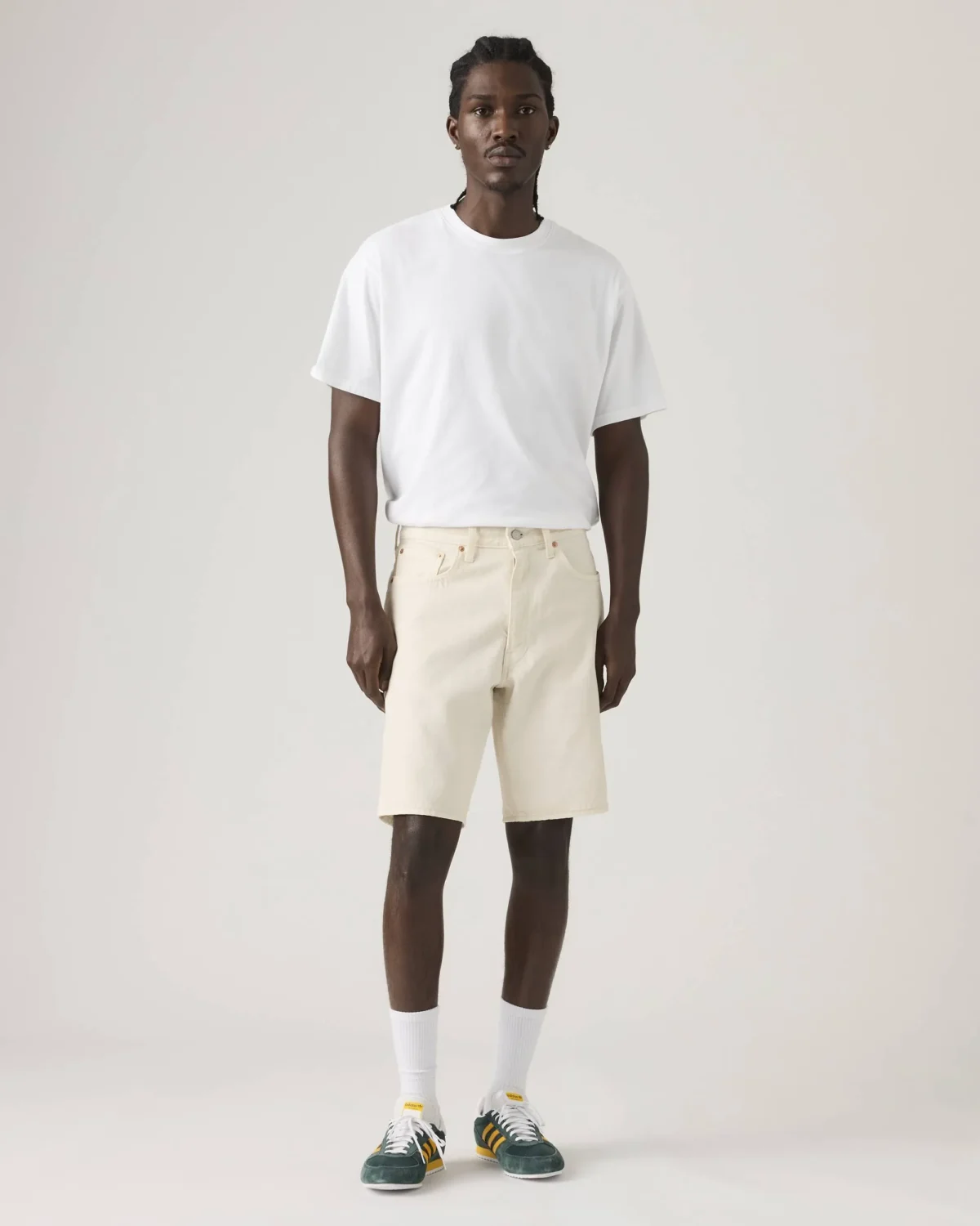 Levi’s Ανδρικό Denim Σορτς 468 Loose Fit Mid Length Μπροστά στη Μέση