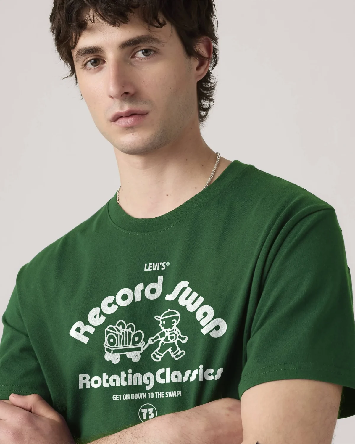 Levi's Ανδρικό T Shirt Relaxed Fit Graphic Tee 100% Βαμβάκι