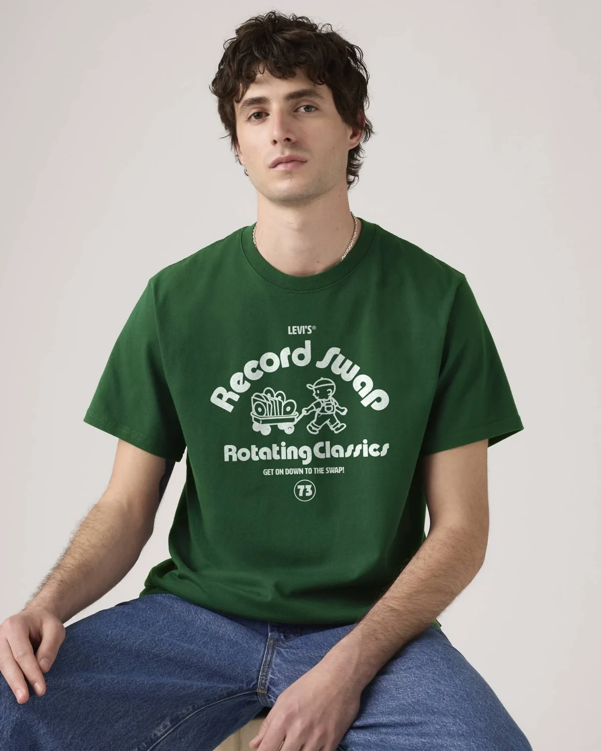 Levi's Ανδρικό T Shirt Relaxed Fit Graphic Tee 100% Βαμβάκι