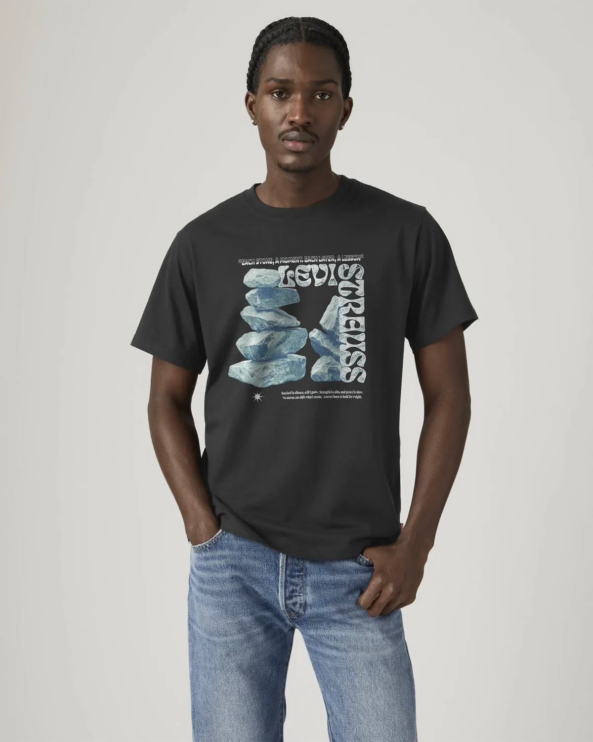 Levi's Ανδρικό T Shirt Relaxed Fit Graphic Tee 100% Βαμβάκι