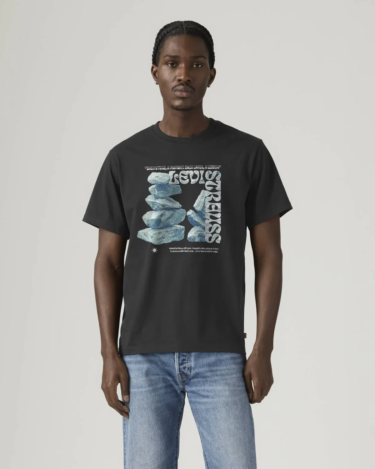 Levi's Ανδρικό T Shirt Relaxed Fit Graphic Tee 100% Βαμβάκι