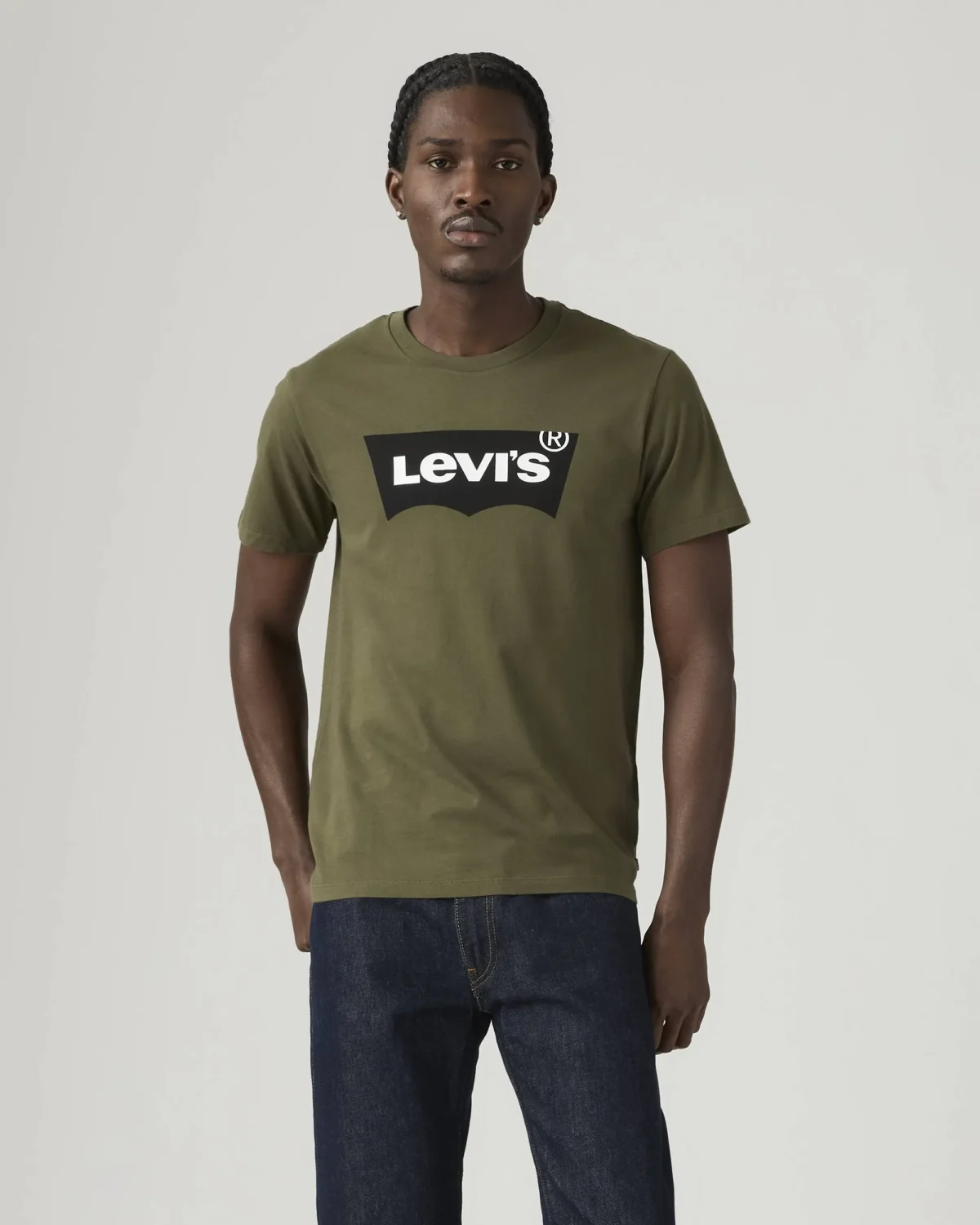 MT_22489-0153_GLO_CM_FV Levi’s Ανδρικό T Shirt Original Housemark Logo Standard Fit 100% Βαμβάκι