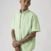 Levi's Ανδρικό Πουκάμισο Authentic Button Down Κοντό Μανίκι Relaxed Fit Oxford