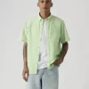Levi's Ανδρικό Πουκάμισο Authentic Button Down Κοντό Μανίκι Relaxed Fit Oxford