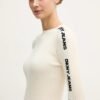 DKNY Γυναικείο Πουλόβερ Πλεκτό Εφαρμοστό με Στρογγυλή Λαιμόκοψη