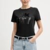 DKNY Γυναικείο T-Shirt Sequin Logo Crew Neck Tee
