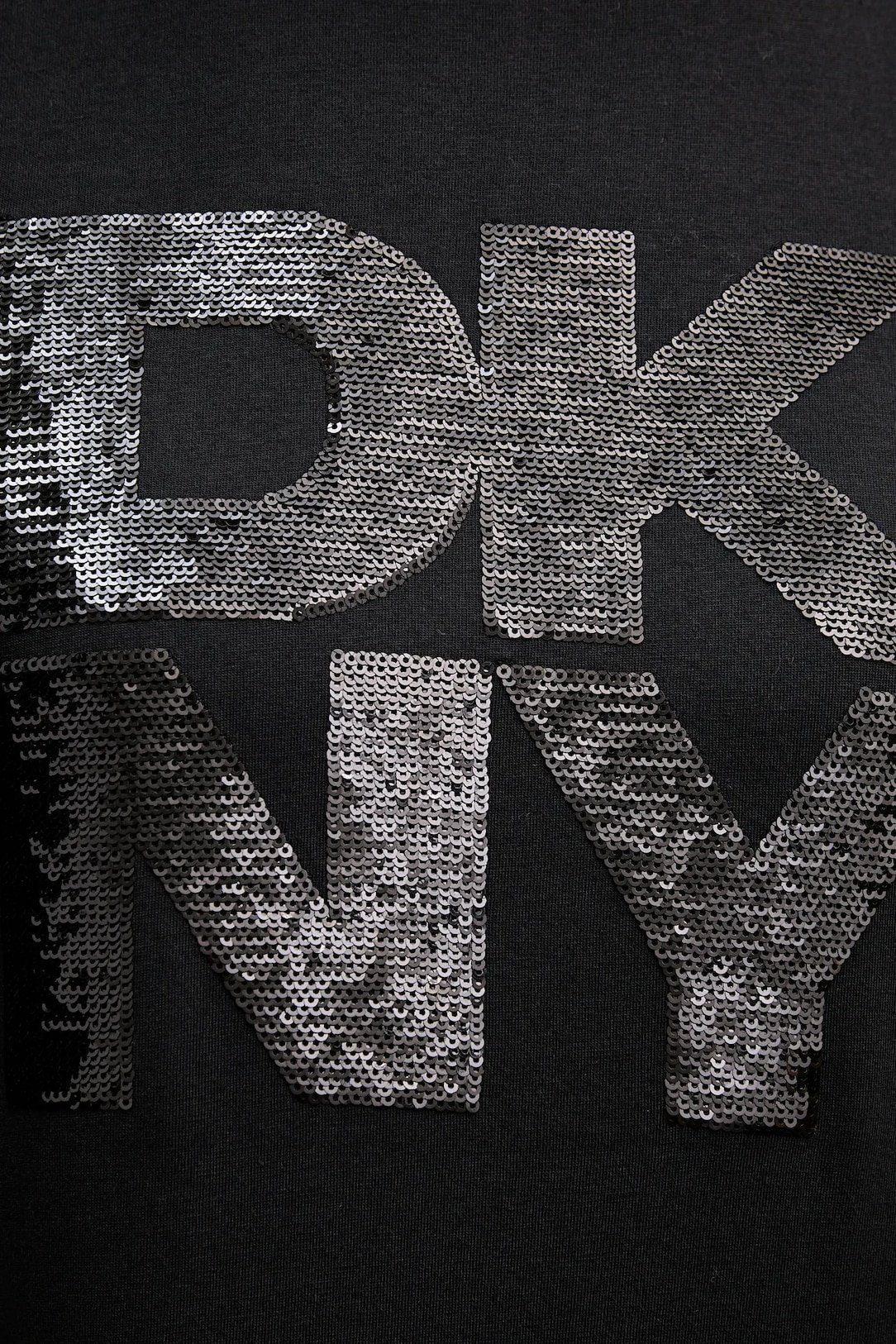 DKNY Γυναικείο T-Shirt Sequin Logo Crew Neck Tee