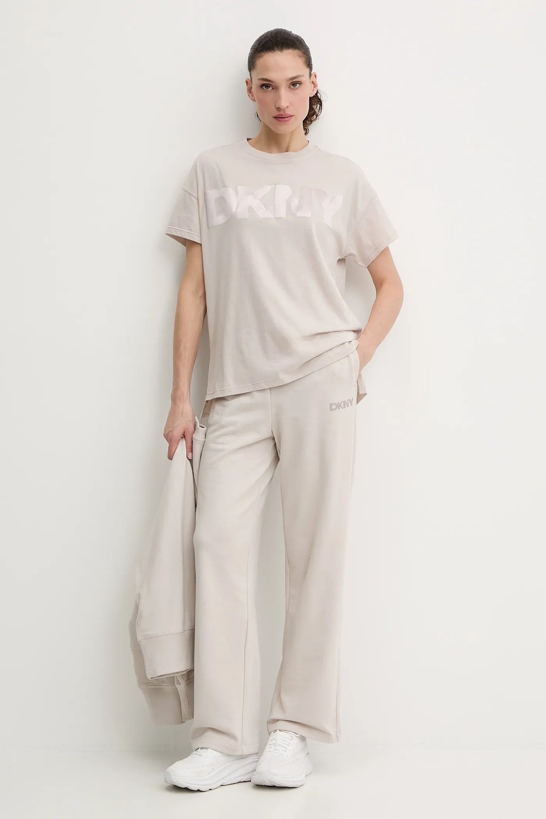 DKNY Γυναικείο Βαμβακερό T-Shirt Relaxed Fit με Logo