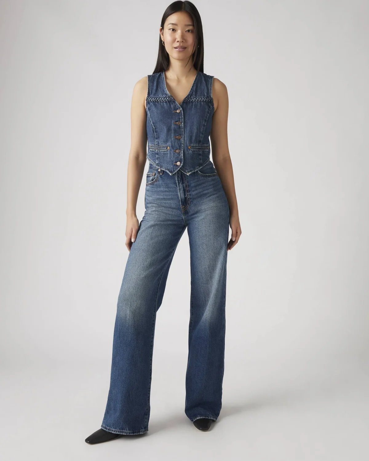 Levi’s Γυναικείο Ribcage Wide Leg Τζιν Super High Rise 12" Wide Leg