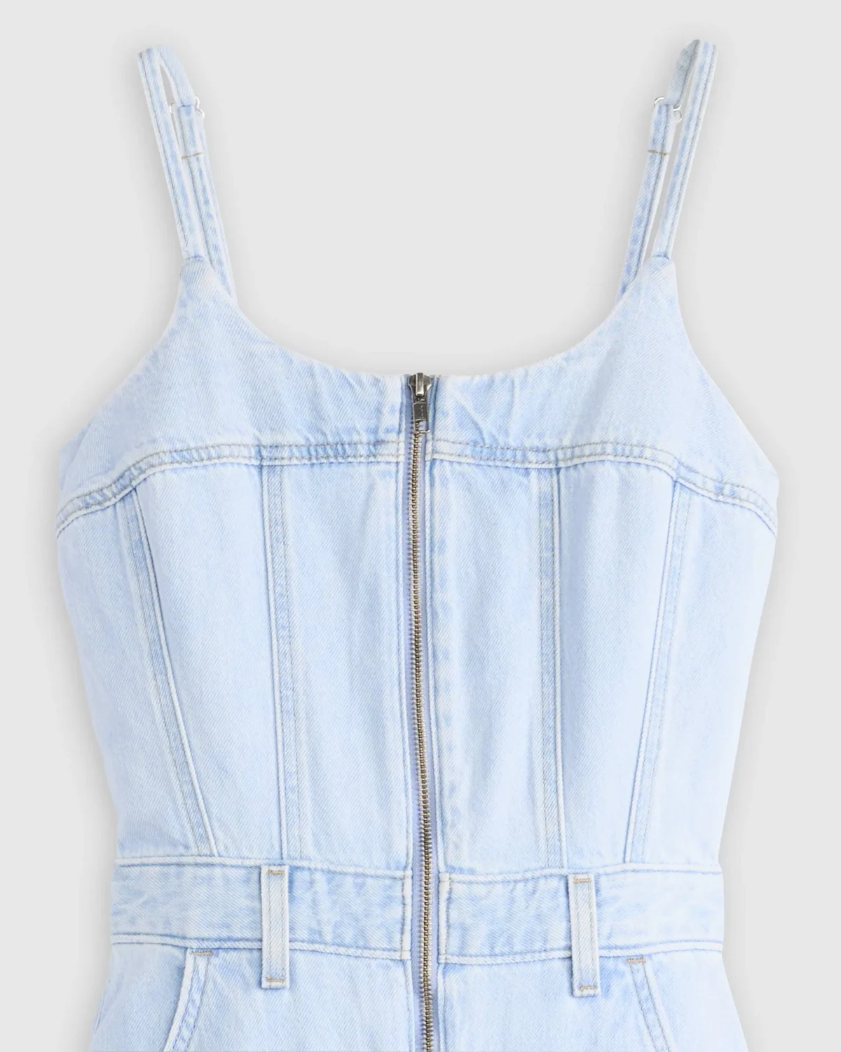 Levi’s Γυναικείο Bustier Jumpsuit Denim Slim Fit Wide Leg
