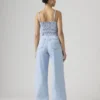 Levi’s Γυναικείο Bustier Jumpsuit Denim Slim Fit Wide Leg