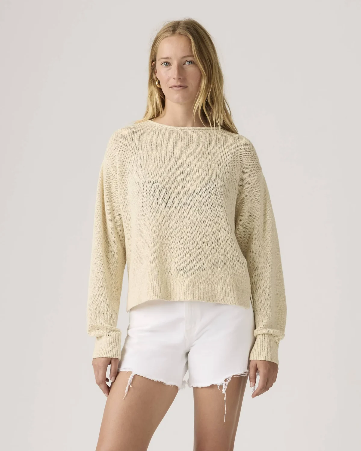 Levi’s Γυναικείο Laetitia Boucle Sweater Πουλόβερ Relaxed Fit
