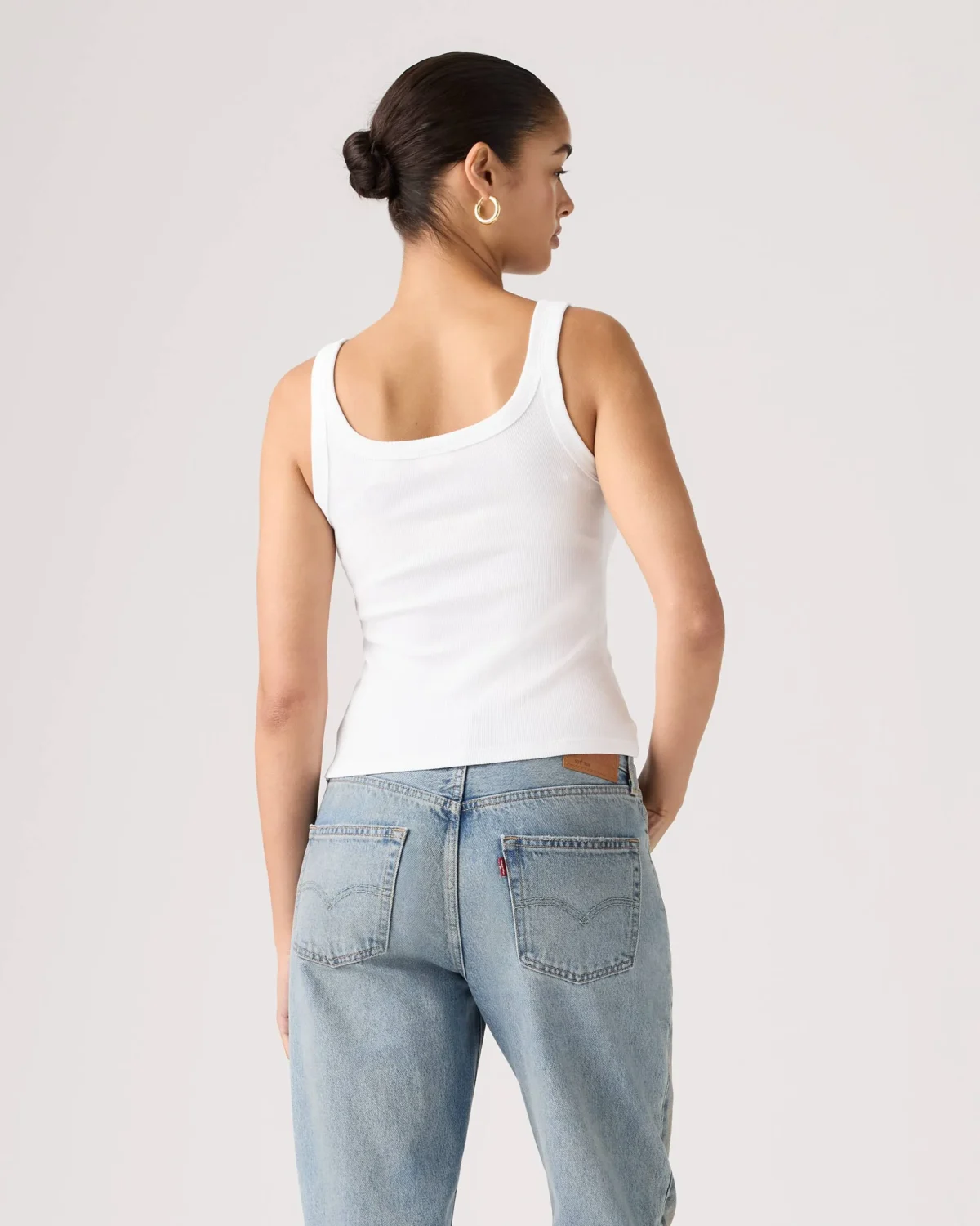 Levi's Γυναικείο Tank Top Essential Ribbed Slim Fit Crewneck