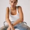 Levi's Γυναικείο Tank Top Essential Ribbed Slim Fit Crewneck